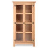 Sunrise Accent Cabinet – 2 Doors with Glass | Rustic Elegance